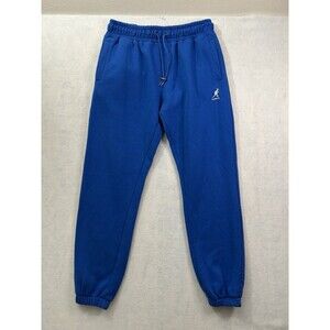 Kangol Men’s Royal Blue Joggers Track Pants Large Fleece Sweatpants K92106
